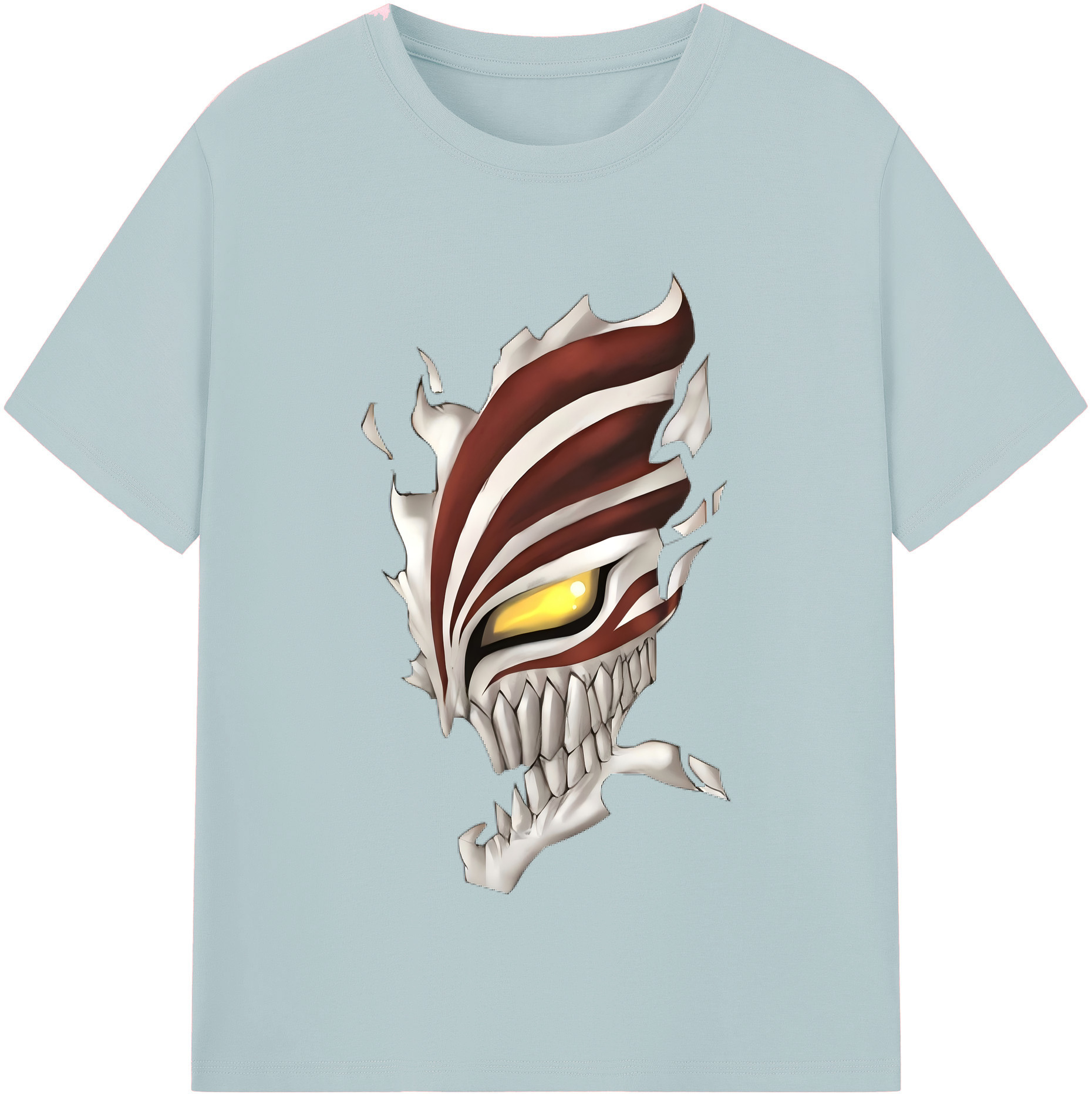 （画像用） ブリーチ 黒崎一護（くろさき いちご）BLEACH Kurosaki Ichigo 綿100％半袖Tシャツ（フロントプリント）